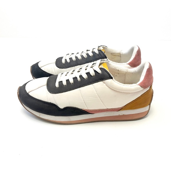 Madewell League Sneakers in Washed Nubuck and Suede Women’s Size 8.5 - Picture 8 of 10